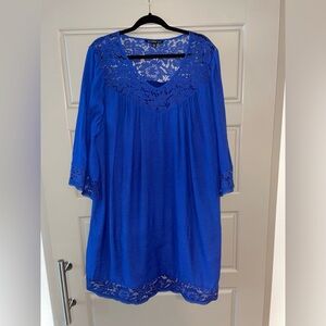 Zac & Rachel Blue Midi Dress